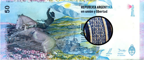 Reverso billete 1