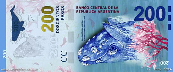 Billete de 200 pesos