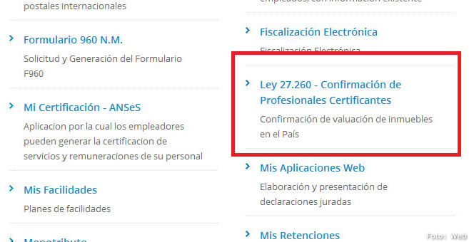 Confirmación de Profesionales Certificantes