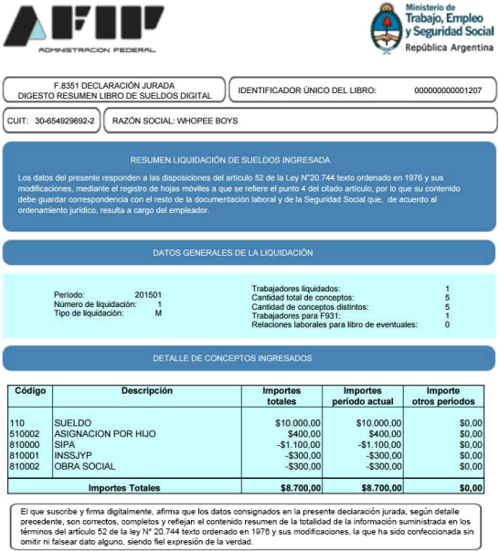afip guia para ver mi recibo