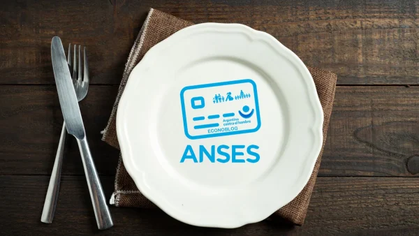 Plato con Tarjeta Alimentar de Anses