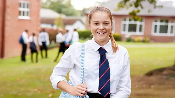 Estudiante de un colegio privado