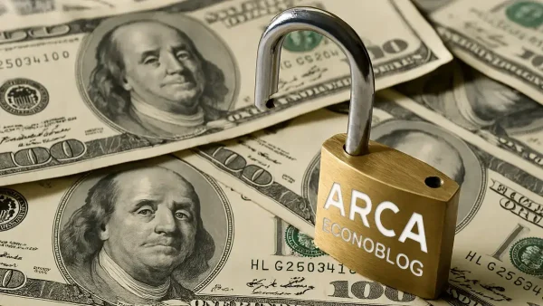 Dólares con un candado de ARCA