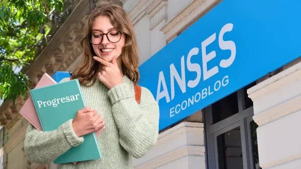Estudiante de Becas Progresar contenta en Anses