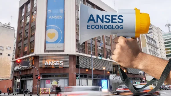 Megáfono en oficina de Anses