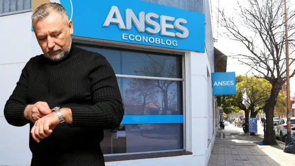 Jubilado de Anses con su reloj