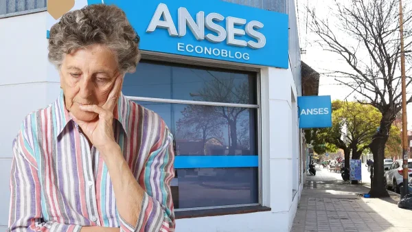 Jubilada de Anses pensando