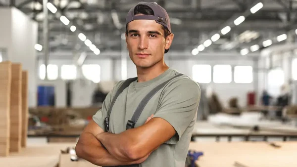 Joven trabajador