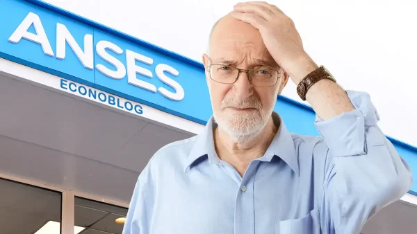 Jubilado de Anses triste