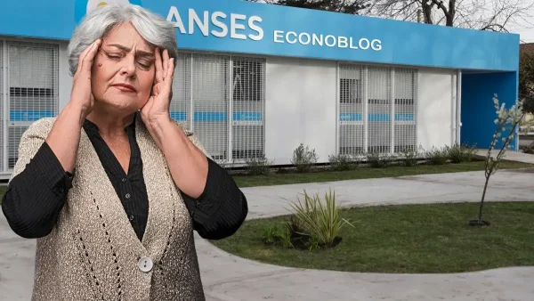 Triste jubilada de Anses