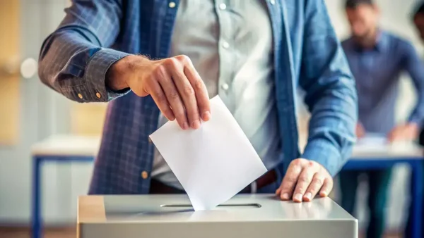 Votando en las elecciones