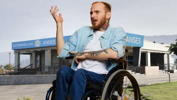 Beneficiario de PNC enojado en Anses