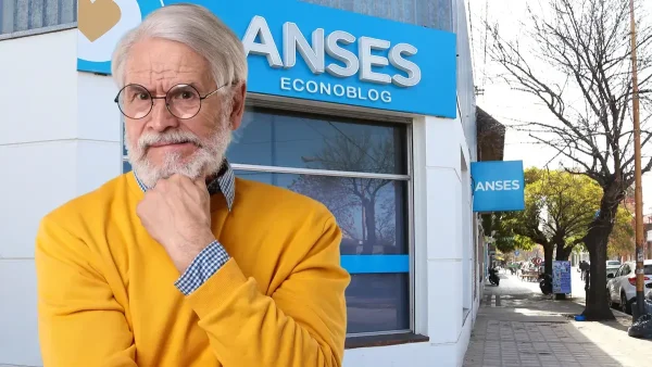 Jubilado pensando frente a Anses