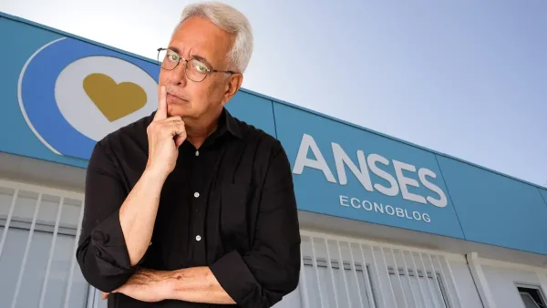 Jubilado preocupado pensando en Anses