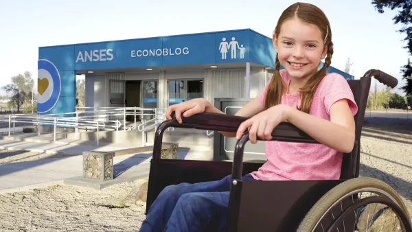 Niña del SUAF en Anses