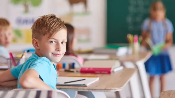 Estudiante en la escuela