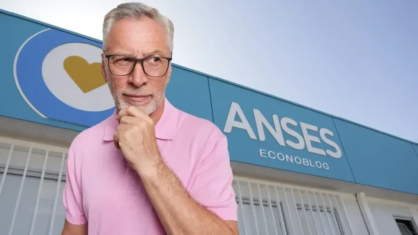 Jubilado pensando en Anses
