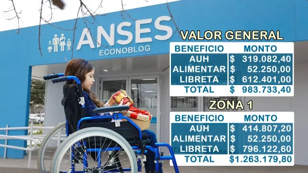 AUH con discapacidad más la Libreta