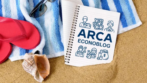 Cuaderno de ARCA en la playa