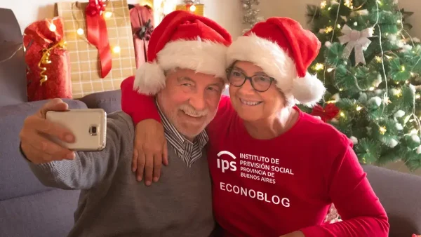 Jubilados del IPS en Navidad