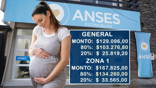 Asignación por embarazo en febrero