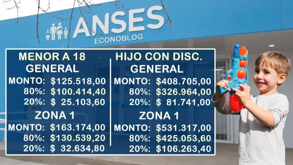 AUH en enero de 2026