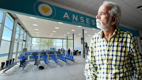 Jubilado pensando en Anses