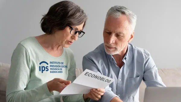 Jubilados del IPS con papel