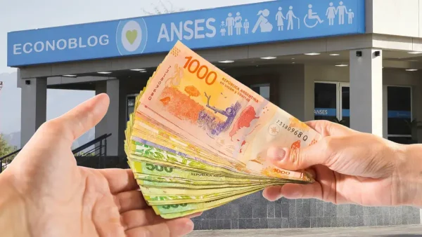 Billetes de pesos en Anses