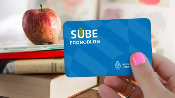 Tarjeta SUBE en escuela