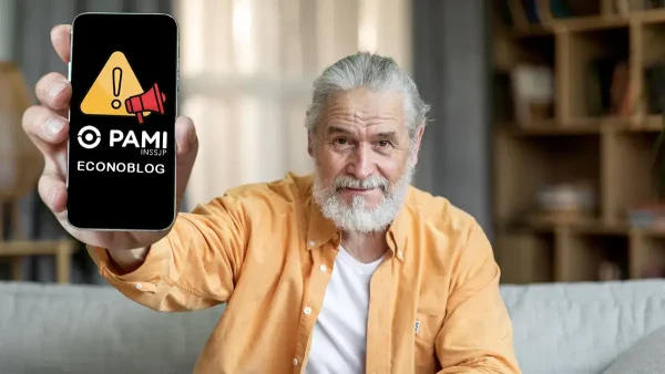 Advertencia de PAMI en el celular