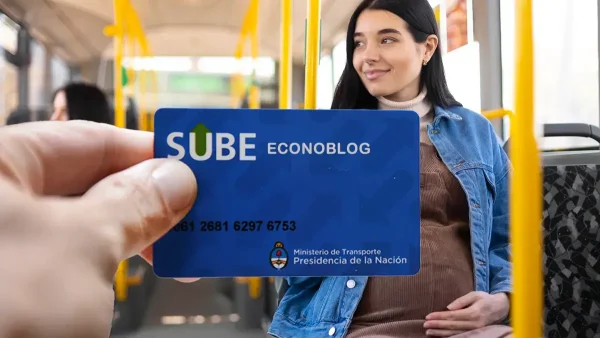 Tarjeta SUBE en el colectivo