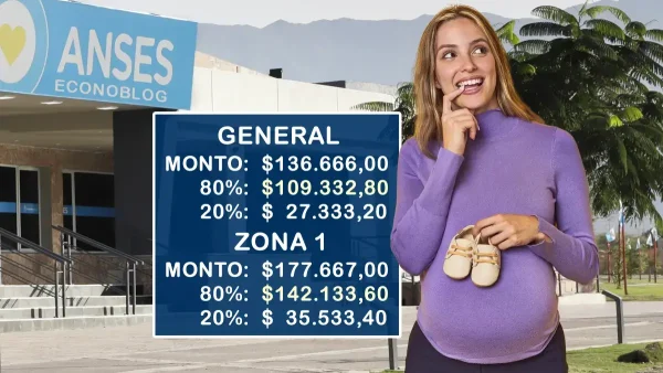 Asignación por embarazo en abril