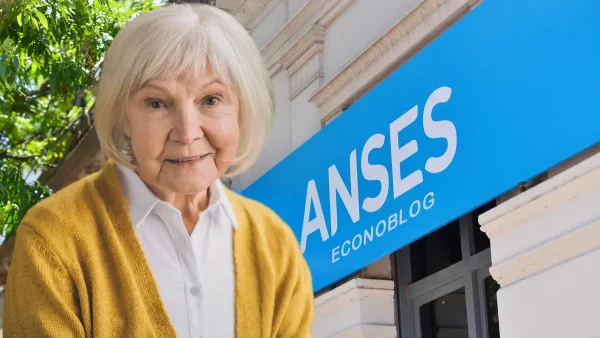 Jubilada frente a Anses
