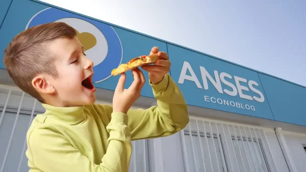 Niño comiendo en Anses