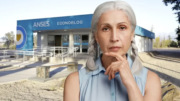 Jubilada pensando en Anses