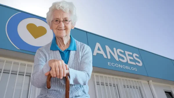 Jubilada frente a Anses