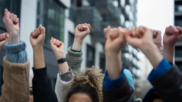 Protesta de trabajadores
