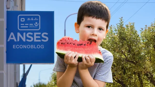 Niño beneficiario de Tarjeta Alimentar en Anses