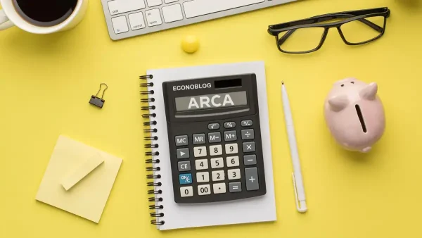Cuaderno con calculadora de ARCA