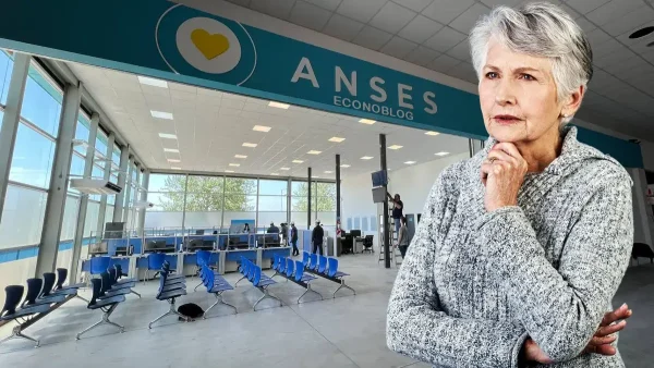 Jubilada pensando en Anses