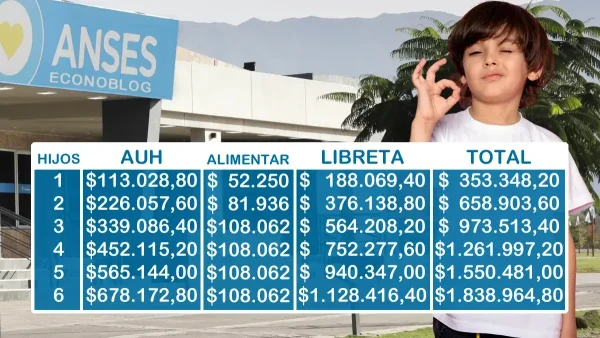 AUH con Libreta en mayo