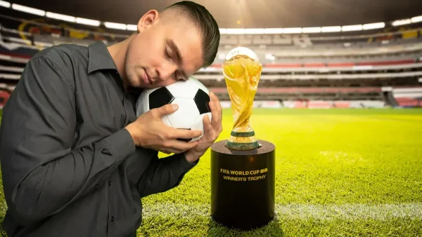 Hombre en el mundial