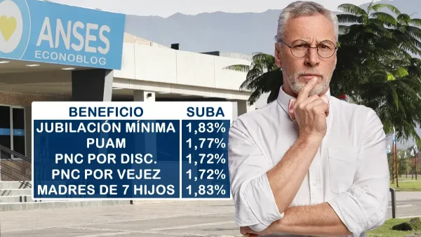 Aumento real para julio