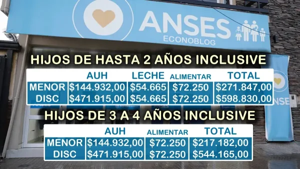 Importes para este mes