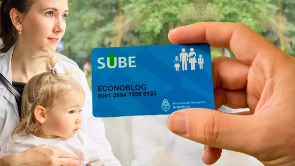 Tarjeta SUBE para madre de la AUH