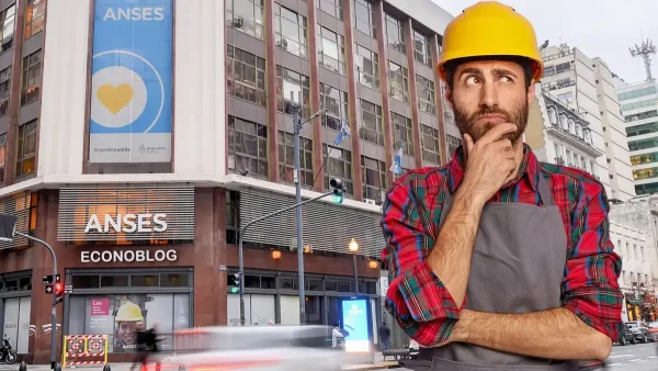Trabajador pensando frete a Anses