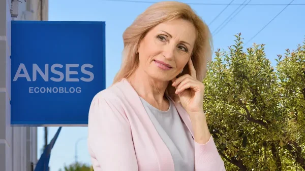 Jubilada pensando en Anses