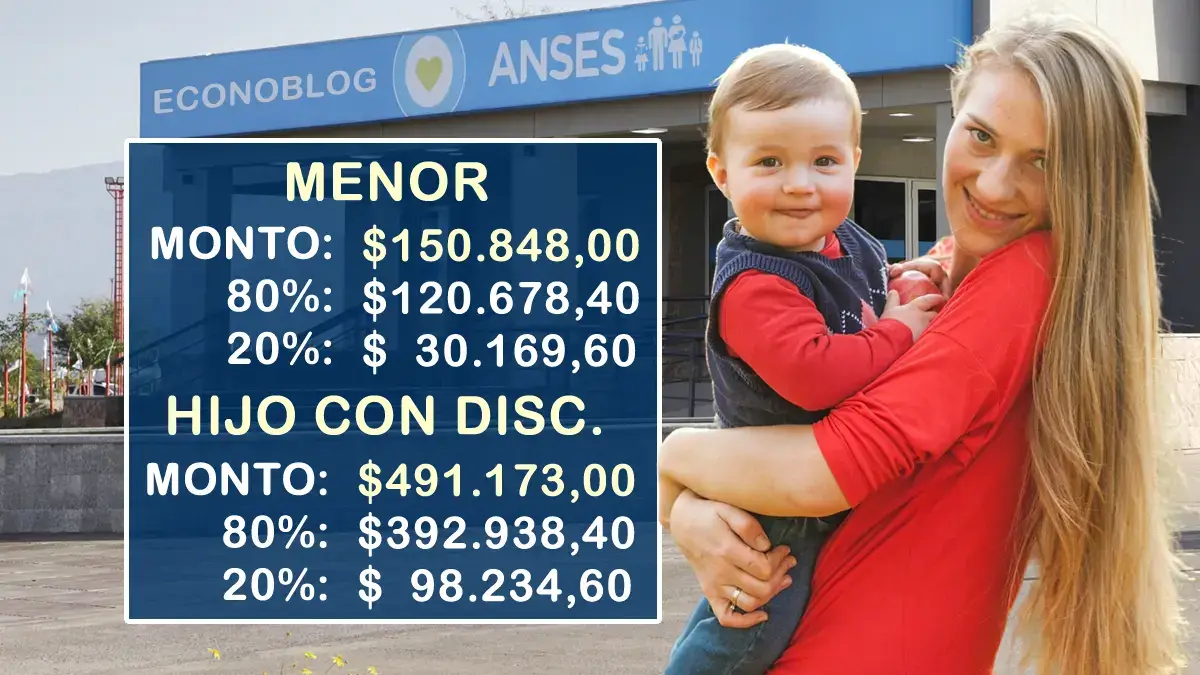 Montos de Asignación Universal por Hijo por provincia en agosto