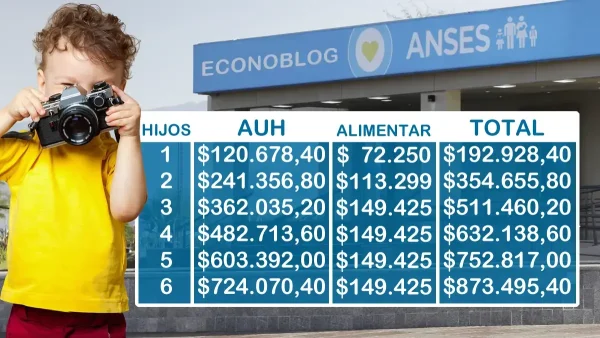 AUH y Tarjeta Alimentar en agosto